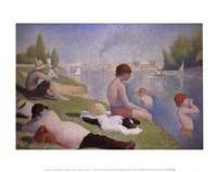 Framed Bathers at Asnieres