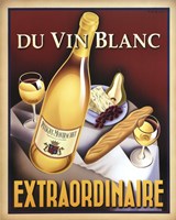 Framed Du Vin Blanc Extraordinaire