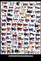 Framed 100 Cats and a Mouse
