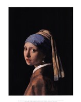 Framed Girl with a Pearl Earring, c.1665