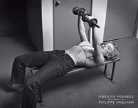 Framed Marilyn Monroe with Weights