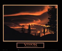 Framed Vision-Gold Sky