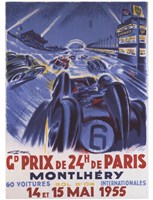 Framed Grand Prix De Montlhery