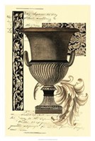 Framed Transitional Sepia Urn II