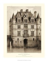 Framed Petite Sepia Chateaux V