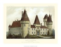 Framed Petite French Chateaux I