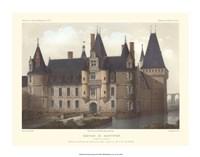 Framed Petite French Chateaux II