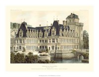 Framed Petite French Chateaux V