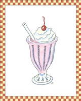 Framed 'Ice Cream Parlor II' border=