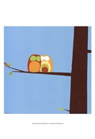 Framed Tree-top Owls IV