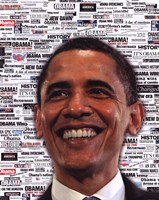 Framed Obama - Headlines