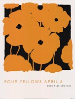 Framed Four Yellows April 6