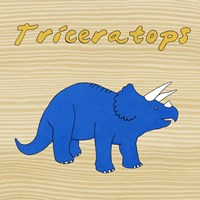 Framed Triceratops