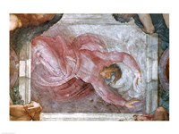 Framed Sistine Chapel Ceiling: God Dividing Light from Darkness