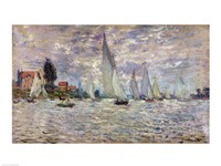 Framed Boats, or Regatta at Argenteuil, c.1874