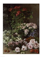 Framed Spring Flowers, 1864