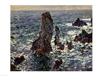 Framed Rocks at Belle Ile, 1886