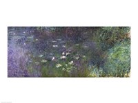 Framed Waterlilies: Morning, 1914-18 (right section)