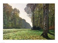 Framed Road to Bas-Breau, Fontainebleau (Le Pave de Chailly), c.1865