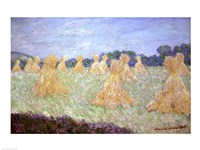 Framed Haystacks, The young Ladies of Giverny, Sun Effec