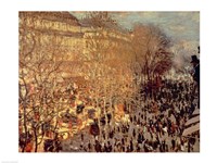 Framed Boulevard des Capucines, 1873