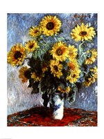 Framed Still life with Sunflowers, 1880