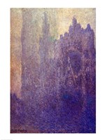 Framed Rouen Cathedral, Foggy Weather, 1894