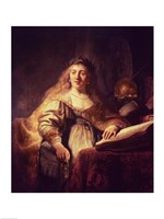Framed Saskia as Minerva