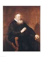 Framed Portrait of Pastor Eleazer Swalmius
