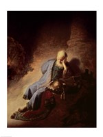 Framed Jeremiah mourning over the Destruction of Jerusalem