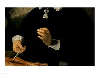 Framed Anatomy Lesson of Dr. Nicolaes Tulp, 1632 (hands detail)