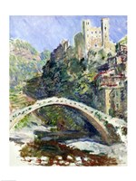 Framed Castle of Dolceacqua, 1884