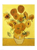 Framed Sunflowers, 1888 yellow