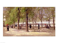 Framed Terrace in the Luxembourg Garden, 1886