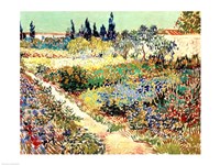 Framed Garden at Arles, 1888