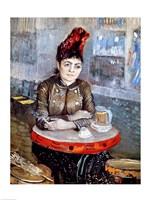 Framed Woman in the 'Cafe Tambourin', 1887