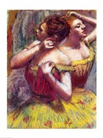Framed Two Dancers (detail)
