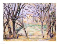 Framed Trees and houses, 1885-86