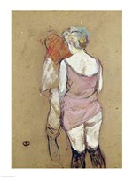 Framed Two Semi-Nude Women at the Maison de la Rue des Moulins, 1894