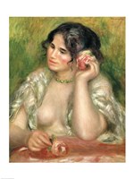 Framed Gabrielle with a Rose, 1911