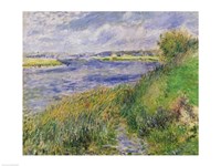 Framed Banks of the Seine, Champrosay, 1876