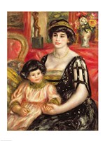 Framed Madame Josse Bernheim-Jeune and her Son Henry, 1910