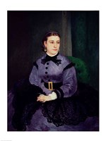 Framed Portrait of Mademoiselle Sicot, 1865
