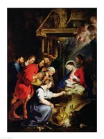 Framed Adoration of the Shepherds