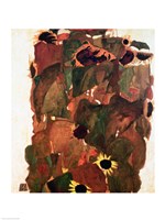 Framed Sunflowers II, 1911