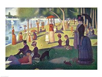 Framed Sunday Afternoon on the Island of La Grande Jatte