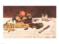 Framed Still Life: Fruit on a Table, 1864