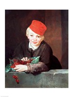 Framed Boy with the Cherries, 1859