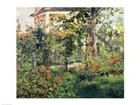Framed Garden at Bellevue, 1880