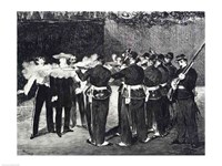 Framed Execution of Maximilian, 1868